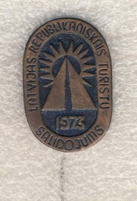 1973г. Республиканския слет туристов Латвийская ССР..jpg