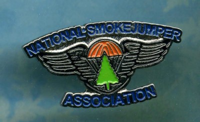 National Smoke Jumper Association Wings Badge WildFire Forest Service Pin.jpg
