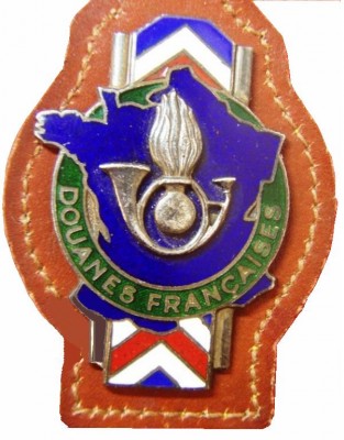 Служебный знак офицера таможни (Франция, 50-е годы).jpg