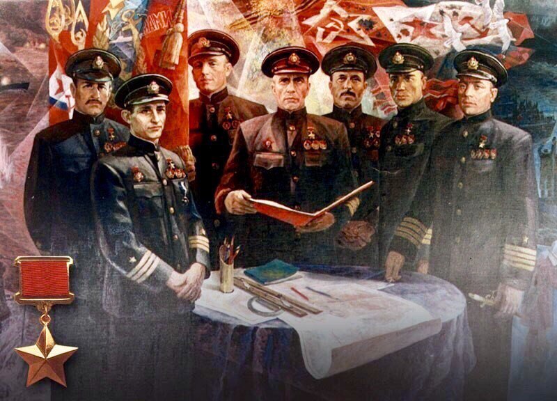 Подводники-Североморцы Щедрин, Фисанович,Стариков и Лунин..jpg