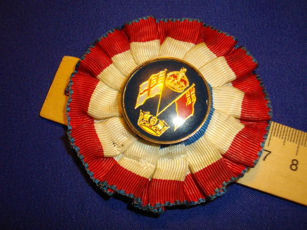 ROYAL NAVY Member of Arctic convoys of World War II  значок с розеткой..jpg