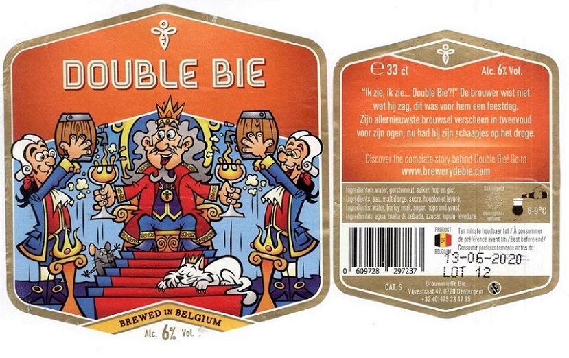 Бельгия DOUBLE BIE (Дабл Би) 6%, 0.33 л.jpg