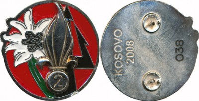 2° Régiment Etranger de Génie, 2° Cie, KOSOVO 2008, matriculé.jpg