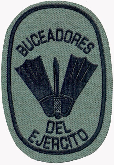 1Ñ Ingenieros 53 Buceadores del Ejército Brazo Verde Legión Emblema Negro.jpg