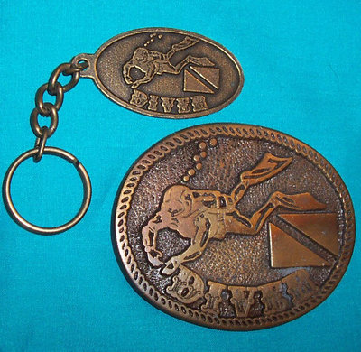 Rare-Vintage-Skin-Diver-Keychain-Paperweight-Set.jpg