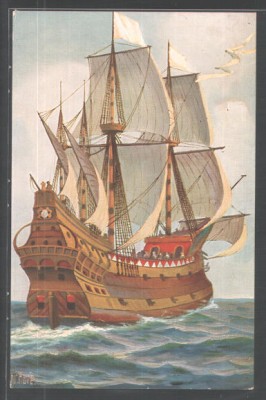 AK Hollandisches Kriegsschiff 1670.jpg