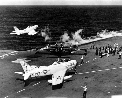 FJ-3_Fury_on_catapult_of_USS_Forrestal_(CV-59).jpg