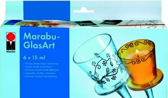 Набор витражного лака «GLASART»