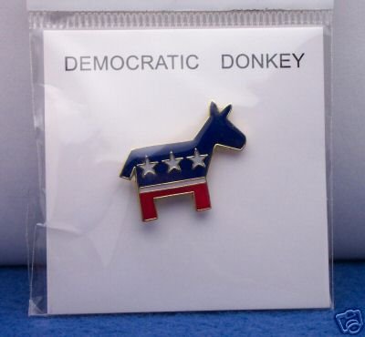 Democratic Party Donkey Pin 2008.jpg
